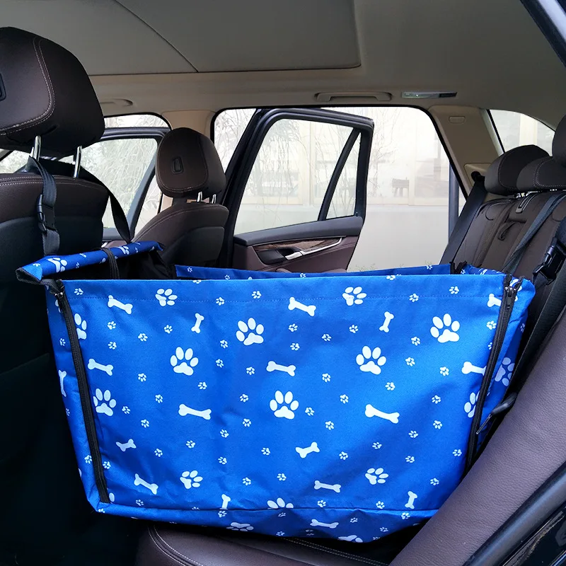 Pet Carrier собака чехол для сиденья автомобиля мешки водонепроницаемые Оксфорд автомобиль путешествия складной молния гамак Домашние животные защитный чехол задняя поставка