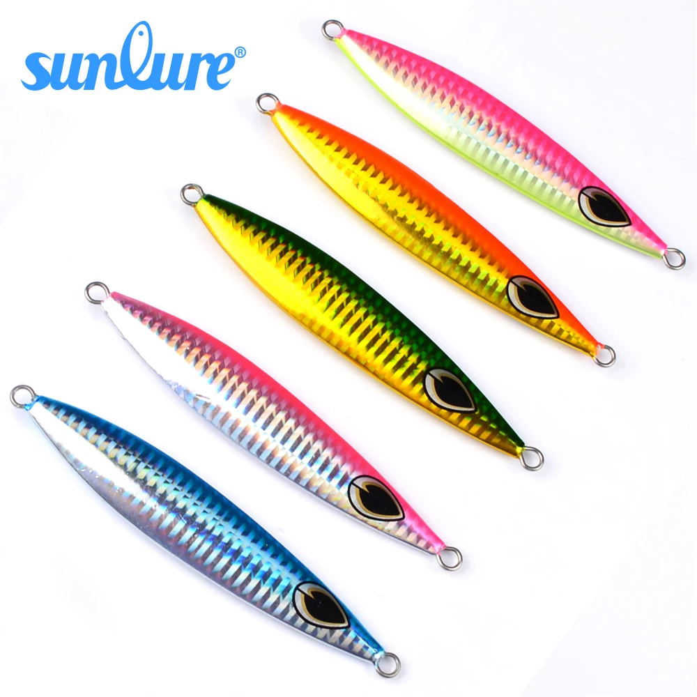 5pc Lead fish 60g-160g fishing lure 5 color fishing Bait Casting Lure Deep Bass Fishing Tackle Exported to Japan