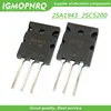 20PCS A1943 C5200 2SA1943 2SC5200  audio pair tube  10PCS* A1943+10PCS* C5200 TO-3PL  new original ► Photo 1/3