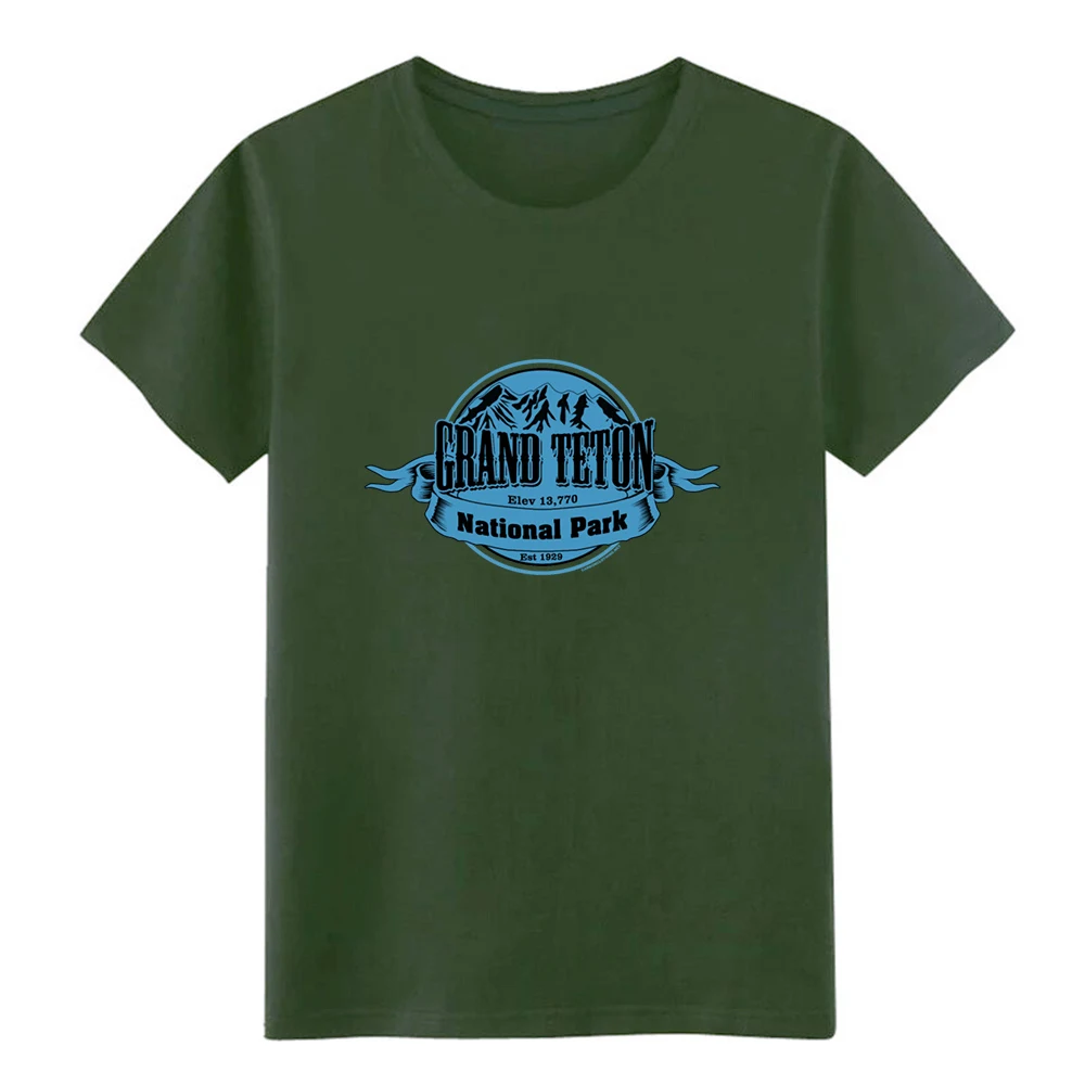 Футболка Grand Teton National Park с принтом коротким рукавом S XXXL рисунком Подарочная