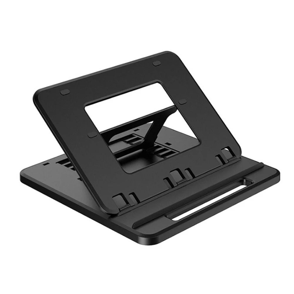 Горячий 1 шт. держатель для ноутбука Регулируемый планшет охлаждения теплоотвод Кронштейн Поддержка NV99 - Цвет: Черный