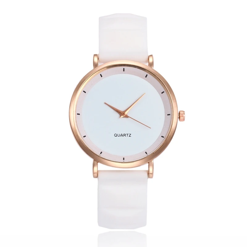 

Fashion Jelly Silicone Women Watches Casual Ladies Quartz Clock Wristwatches Clock