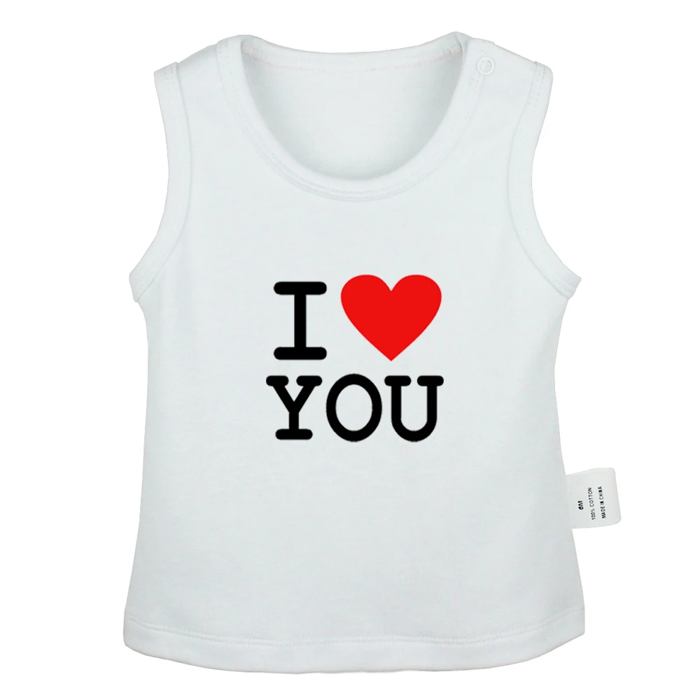 JaBabyYV810W Love is Heart Karma Retribution For Sin Red heart дизайнерские Детские майки футболки для новорожденных жилет для малышей хлопковая одежда для новорожденных без рукавов - Цвет: JaBabyYV810W