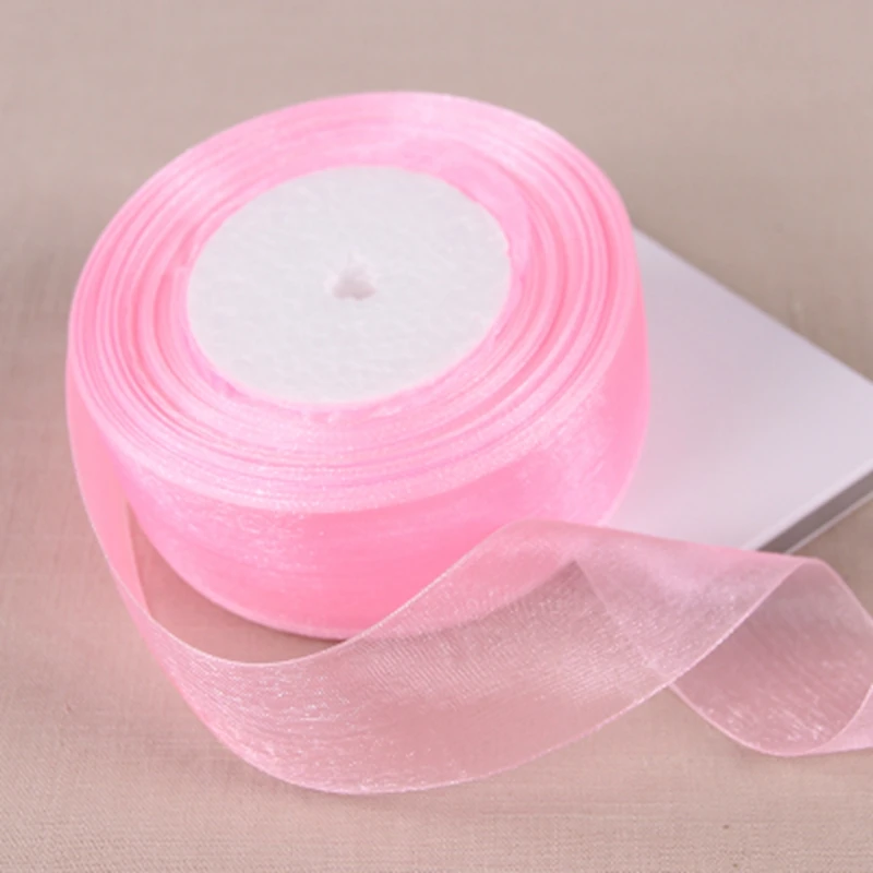 (10 yards/lot) 1 1/2'' (40mm) organza ribbons wholesale gift wrapping