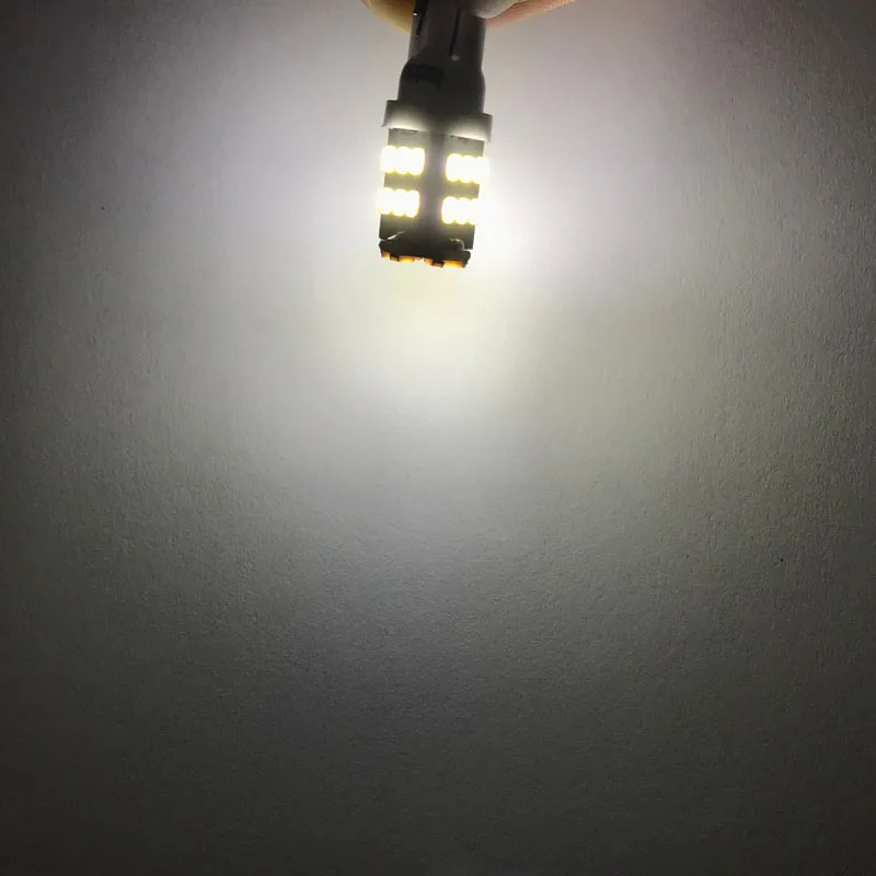 100 шт. Автомобильные светодиодные лампы T10 W5W 168 194 30 SMD 3014 led A стояночный задний