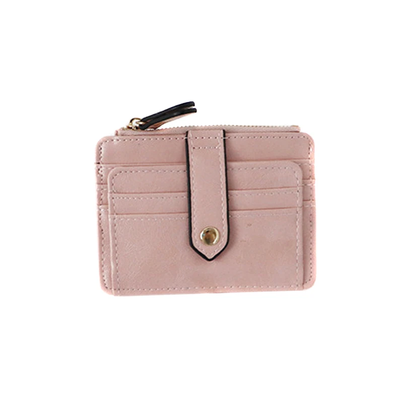 

Hot Simple Women Purse PU Leather Zipper Coin Pouch Short Wallet Casual Card Holder Billfold BVN66