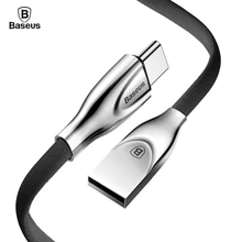 

BASEUS USB Type-C Cable Sync Flat Cables for Samsung Note8 S8 OnePlus5 Type C Fast Charging Phone Cable USB Type C Cable