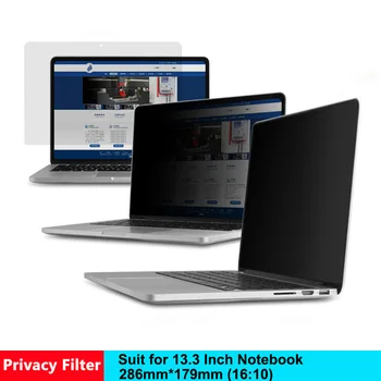 

13.3 Inch (286mm*179mm) PET Privacy Filter Screen Protective Film for 16:10 Laptop Notebook Anti-glare Screen Protector