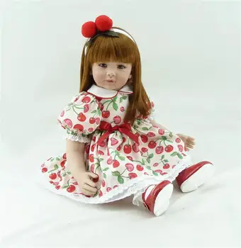 

24 Inch Silicone Reborn Dolls lifelike Newborn Babies Doll for Kids Toys Gift Bonecas girl Baby Christmas Gift