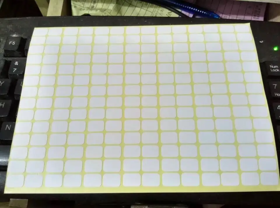 

9*13/25x50mm Small square Self adhesive label office easy writing stick-on label small blank white writing paper sticker label