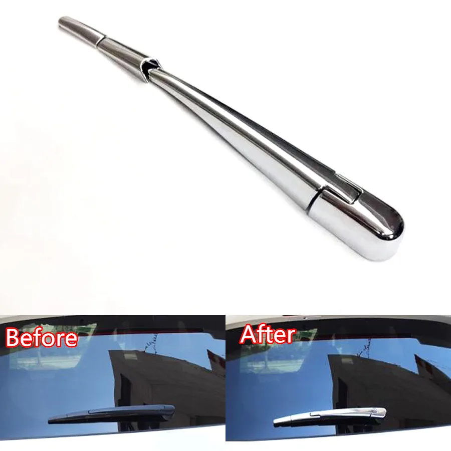 YAQUICKA 4Pcs/set Car Rear Window Rain Wiper Cover Trim Styling Sticker