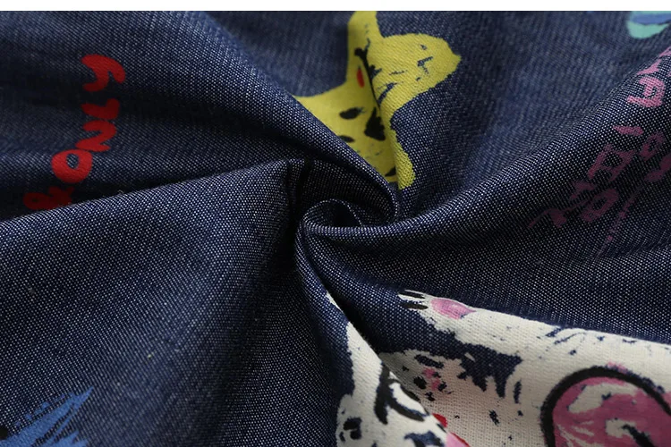 Girl Clothes 2018 Spring Autumn Hot Sale Children Clothing Turn-Down Collar Long Sleeve Animal Print Demi Shirts For Girls (1)