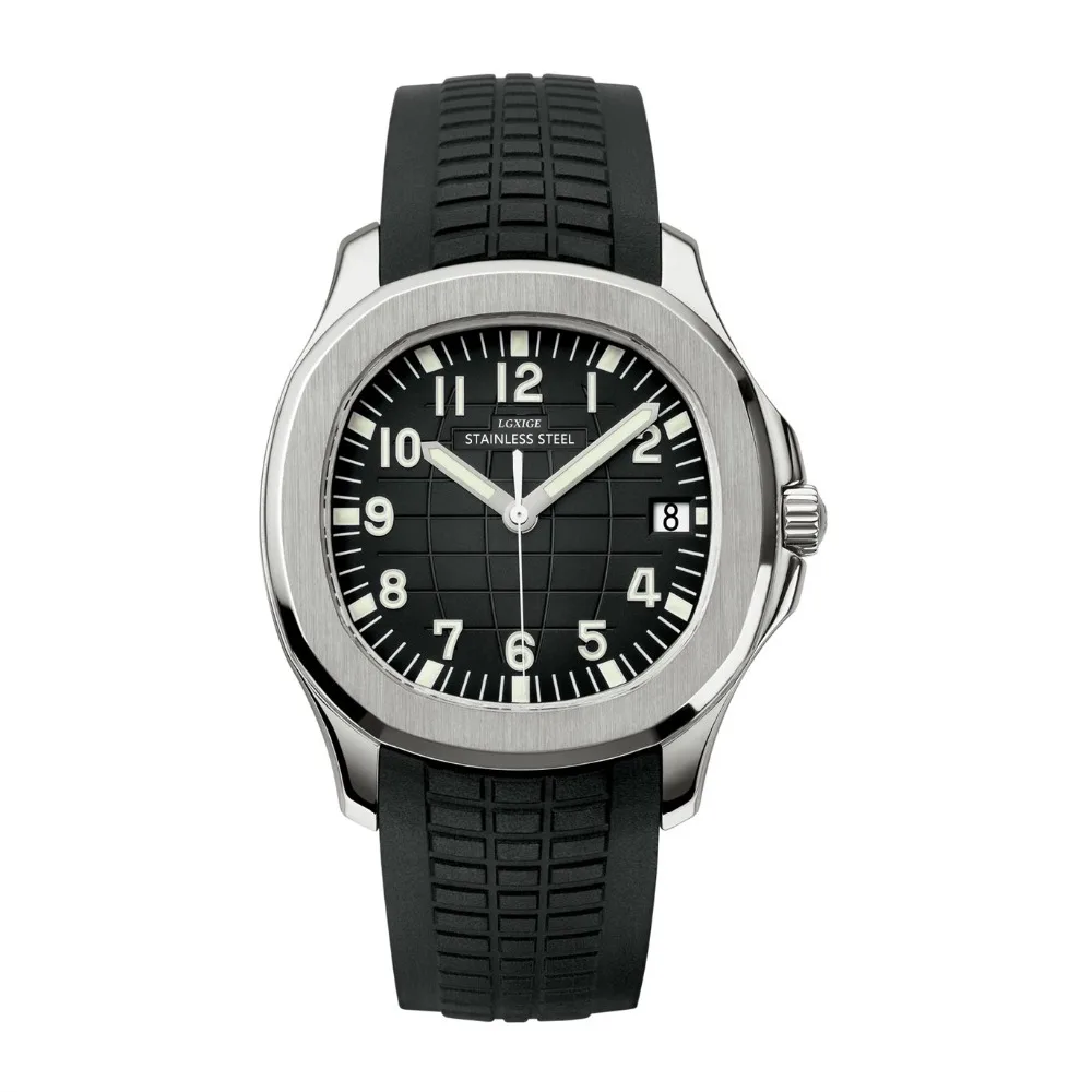 Patek Брендовые Часы для мужчин водонепроницаемые светящиеся руки Топ Роскошные