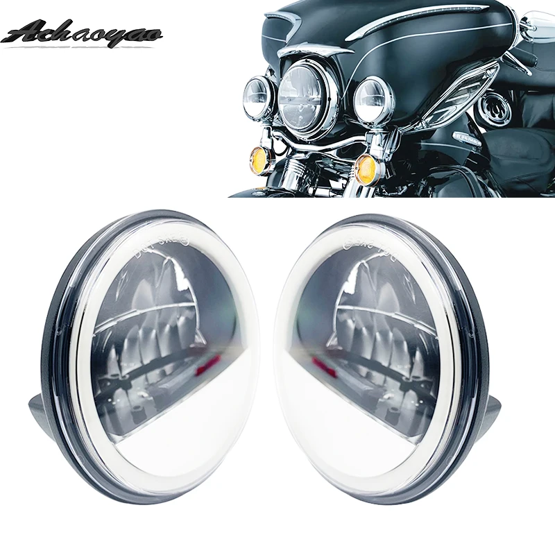 (1 пара) для Harley Electra Road King Tri Glide 4 1/2 5 дюймов отражатель светодиодный