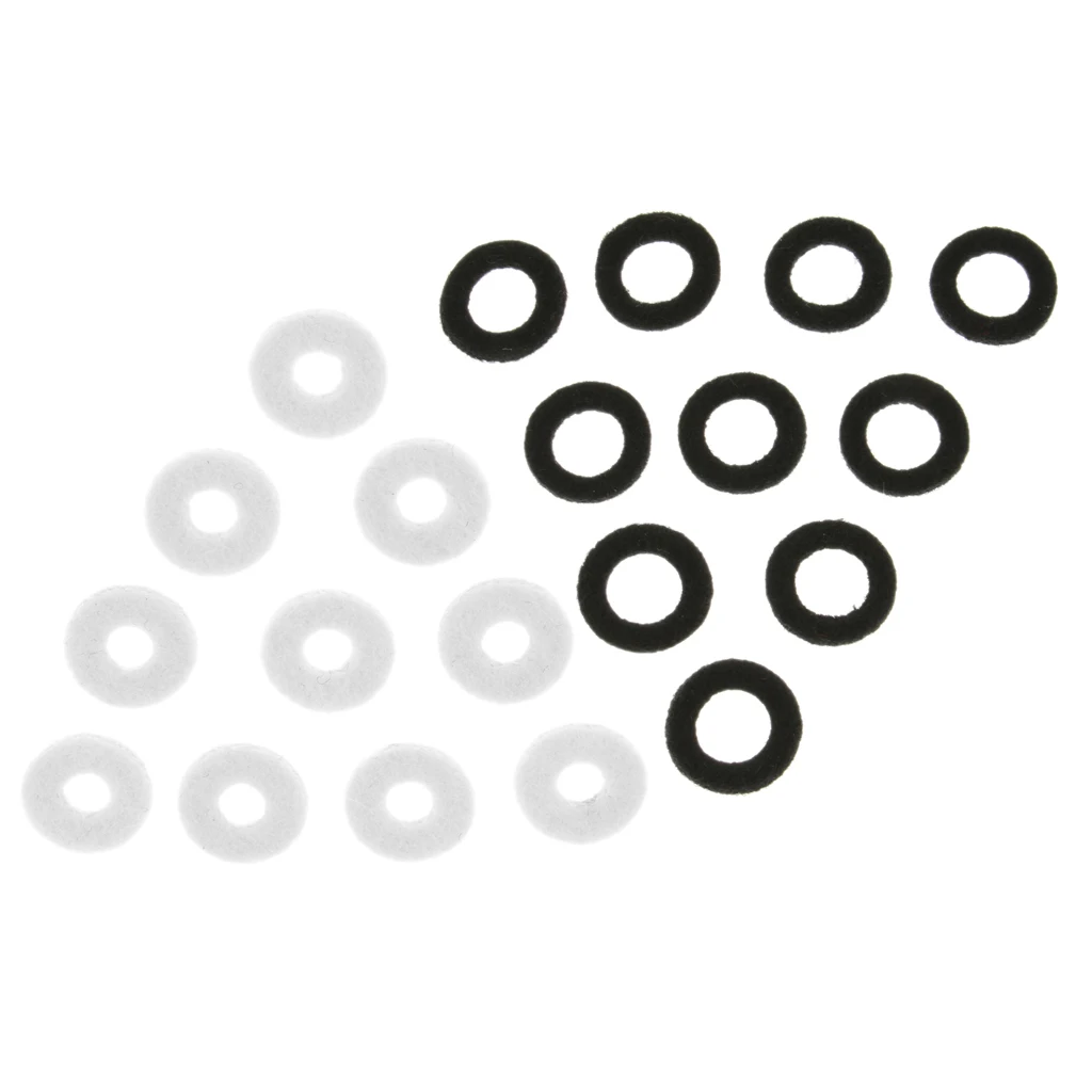 10 Pieces Lightweight Trumpet Felt Washers Cushion Pad Brass Instrument Accessory Brass Instruments Parts & Accessories