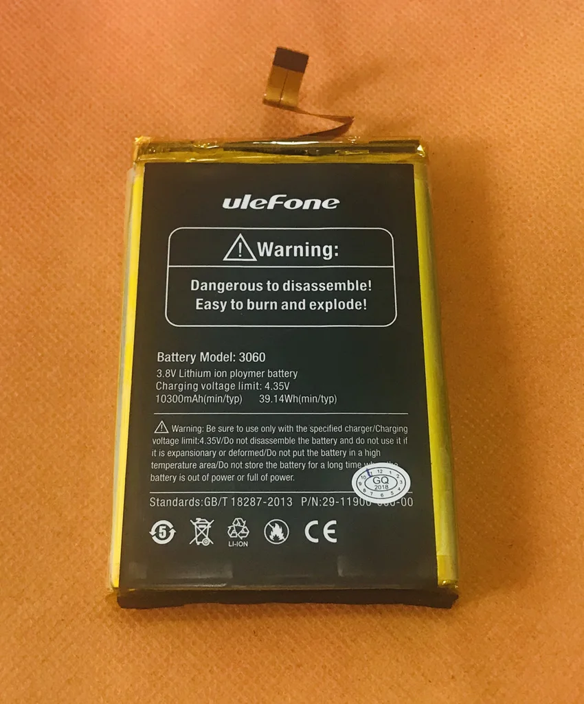 Used Original 10300mAh Battery Batterie Batterij Bateria For Ulefone Armor 3 Helio P23 Octa Core | Мобильные телефоны и