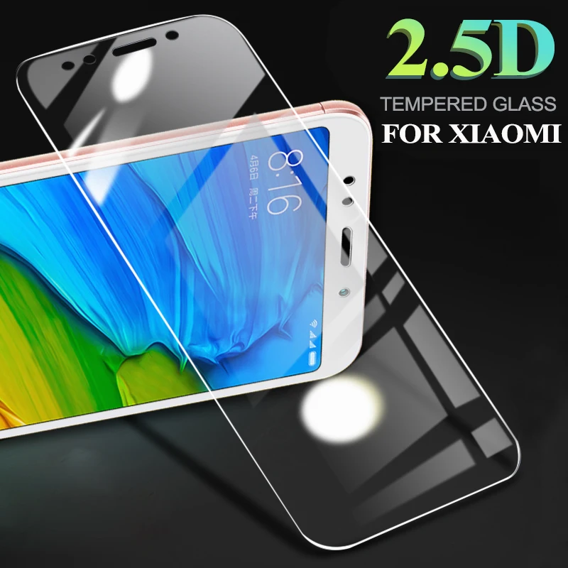 

2.5D tempered glass for xiaomi A1 5X screen protector for xiaomi 8 mix 2 2s 6 5c 5s plus 5 protective film for xiaomi 4c 4 3 2
