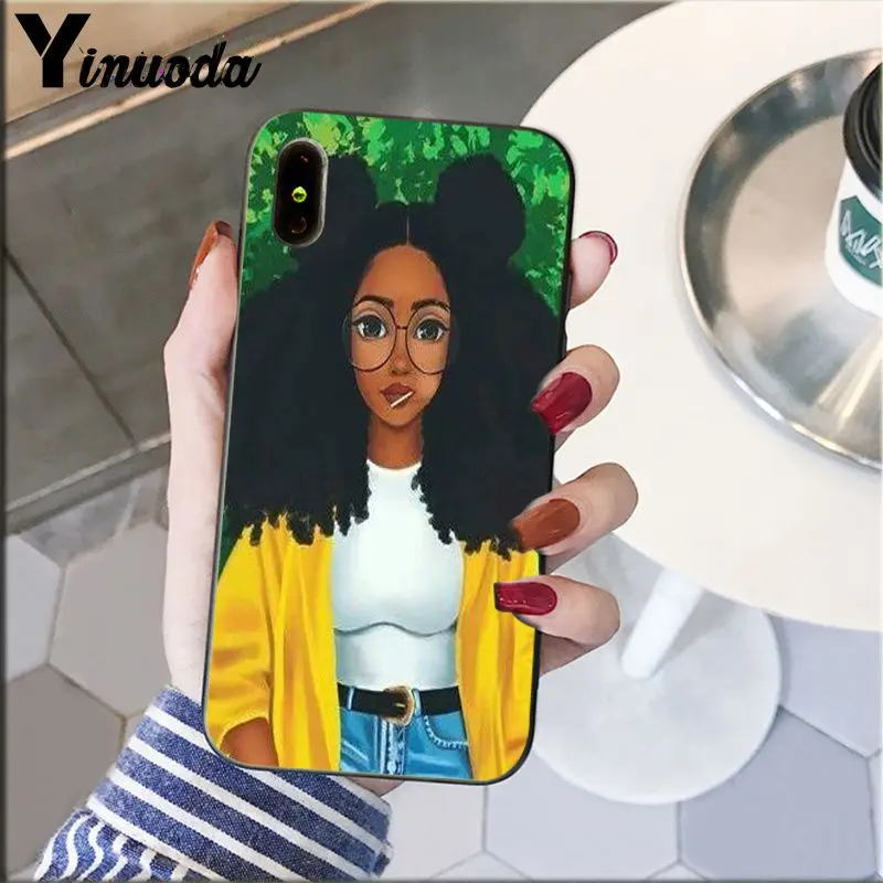 Colorful art african girl Printing