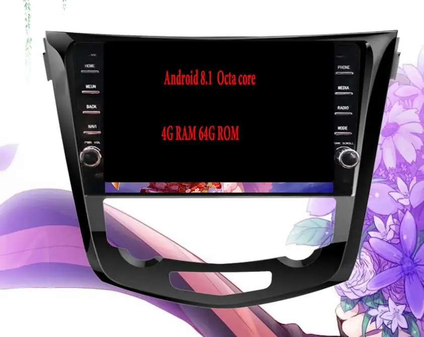 Автомобильный Радио Мультимедиа DVD видео плеер навигация gps Android 9,0 4G для Nissan X-Trail XTrail T32 T31 Qashqai J11 J10 2013 - Цвет: 8.1 4G-64G 8 Core
