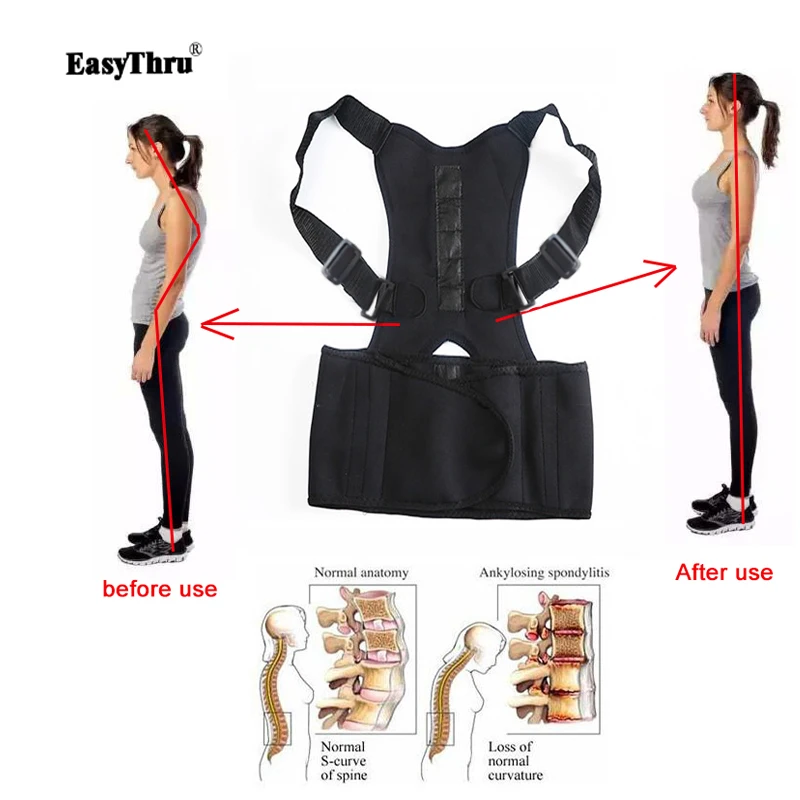 

Adults Children posture corrector belt self-adjusting corrective back correction belt humpback Braces & Supports