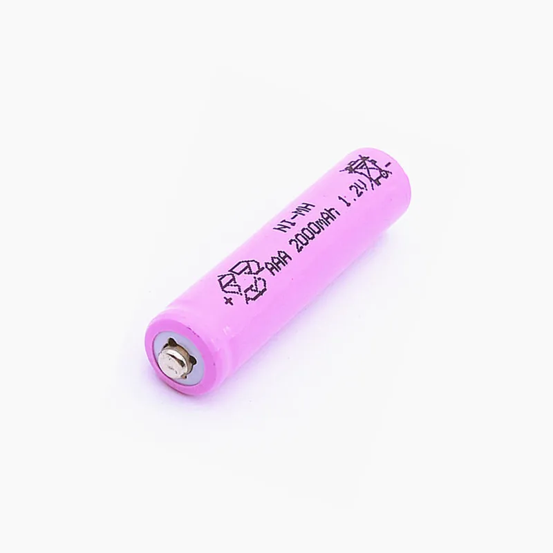 4 шт розовые 2000mAh Ni-MH батареи 1,2 V перезаряжаемые AAA батареи экологически чистые подходят для большинства электронных продуктов