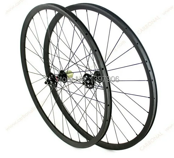 

3K/MATT China factory price super light carbon clincher mtb 29er*25mm wheelset Wheels for mountain bicycle width 30mm