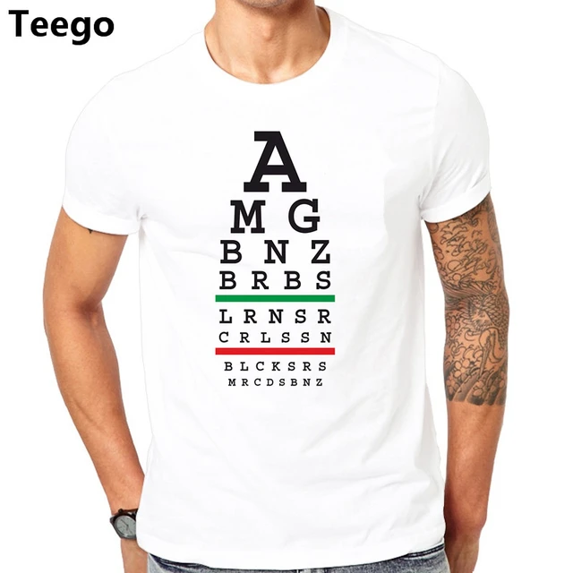 Tee Shirt Design 2017 Eye Vision Chart Funny Optometrist Optometry