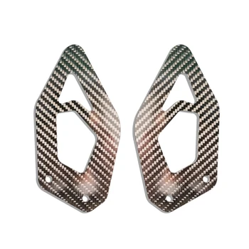

Full Carbon fibre Foot wing FOOT PEGS For BMW S1000RR 2009-2018 Glossy Twill BLACK