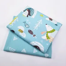 DIY хлопчатобумажный с рисунком ткань Лоскутная Ткань для DIY шитье одеяло жир четвертей материал домашний текстиль для ребенка и ребенка
