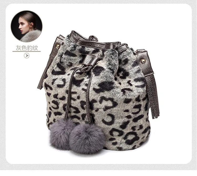 Новая женская сумка из искусственного кроличьего меха, сумка через плечо, плюшевая сумка, зимняя мягкая сумка, женская дизайнерская сумка-мессенджер