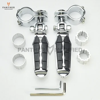 

1" 30mm 35mm Chrome Motorcycle Foot peg Foot Rest case for Honda Suzuki Yamaha Kawasaki Harley Sportster XL 883 1200 1340