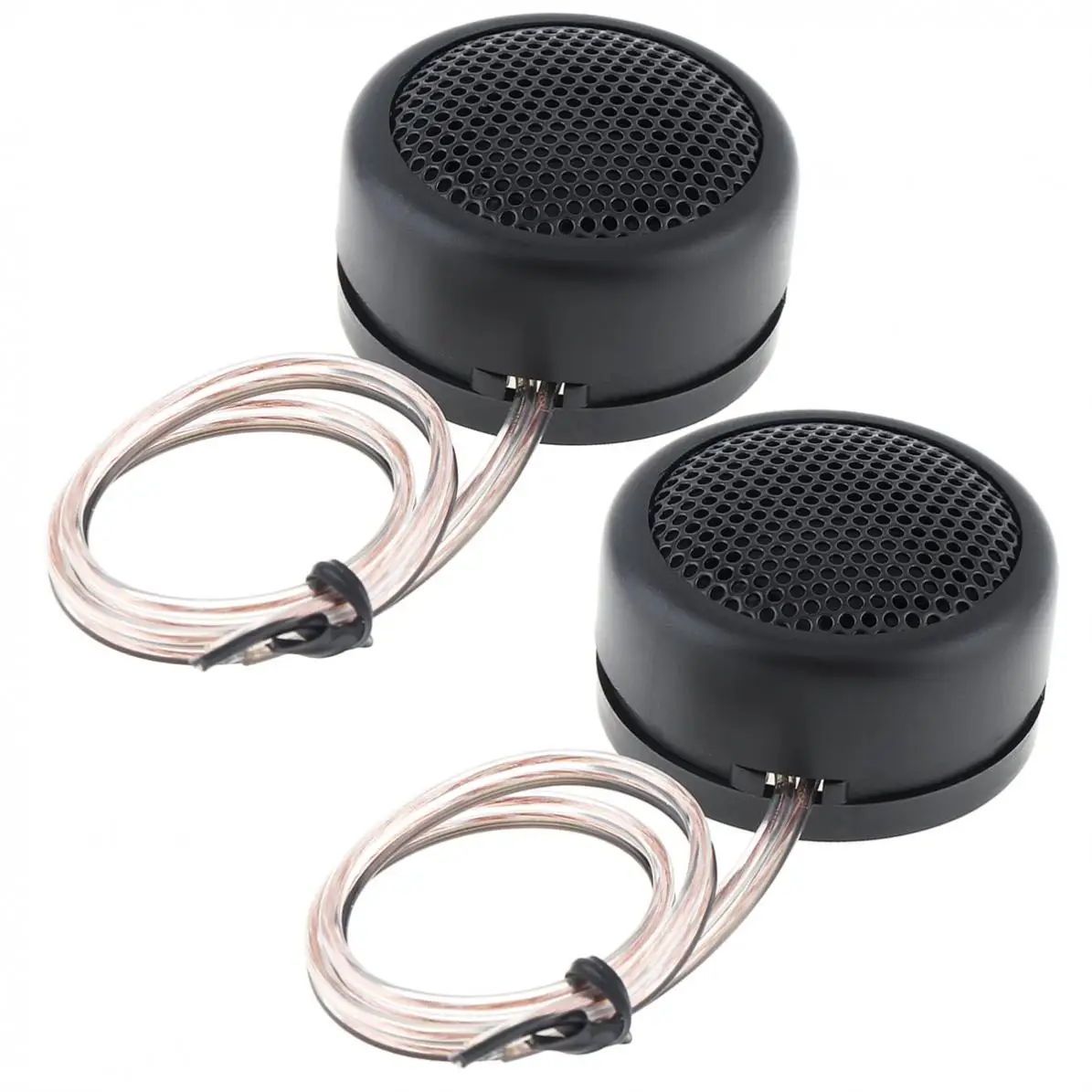 1 Pair 380W High Efficiency Mini Dome Car Tweeter Speakers Auto Horn Audio Music Stereo Speakers for Car Audio System
