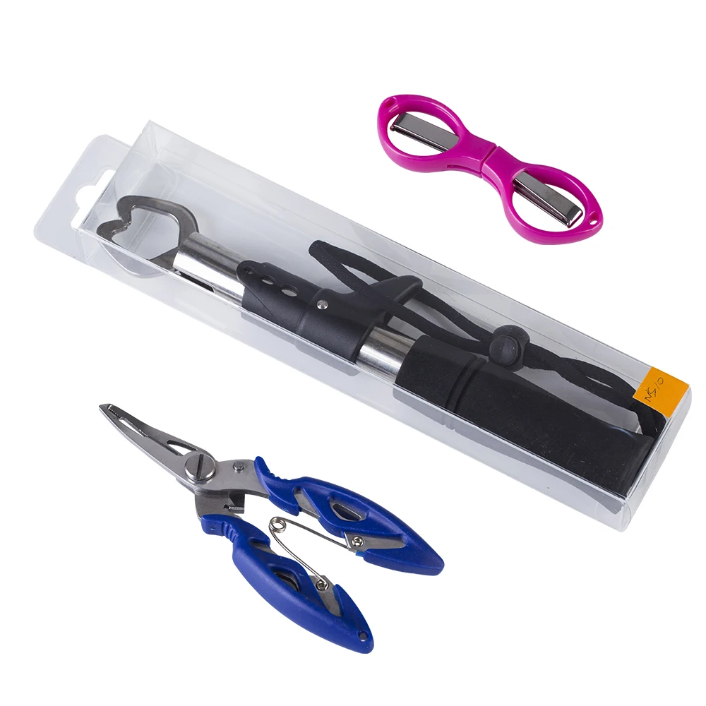 

Multi-function Fishing Pliers Scissors Cutter Combination Fishing Tool 3pcs Set Fishing Gear Accessories Fish Gripper Peche