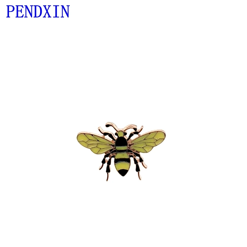 

2017 New Cute bees, flying insects, brooches, children, girls, clothes, ornaments, gold, yellow, black, enamel, brooches, birthd