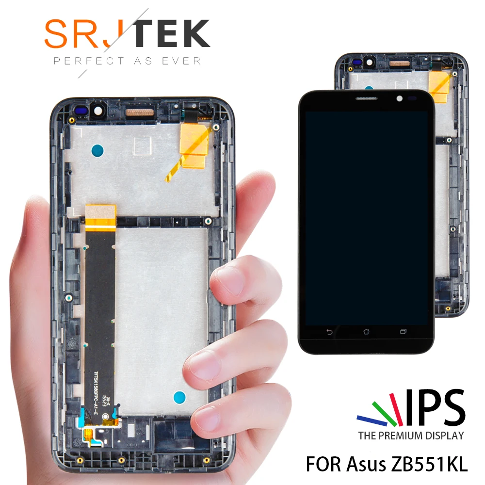 

Original 5.5'' Display For ASUS Zenfone Go TV ZB551KL LCD X013DB TD-LTE Touch screen with Frame Digitizer Assembly Replacement