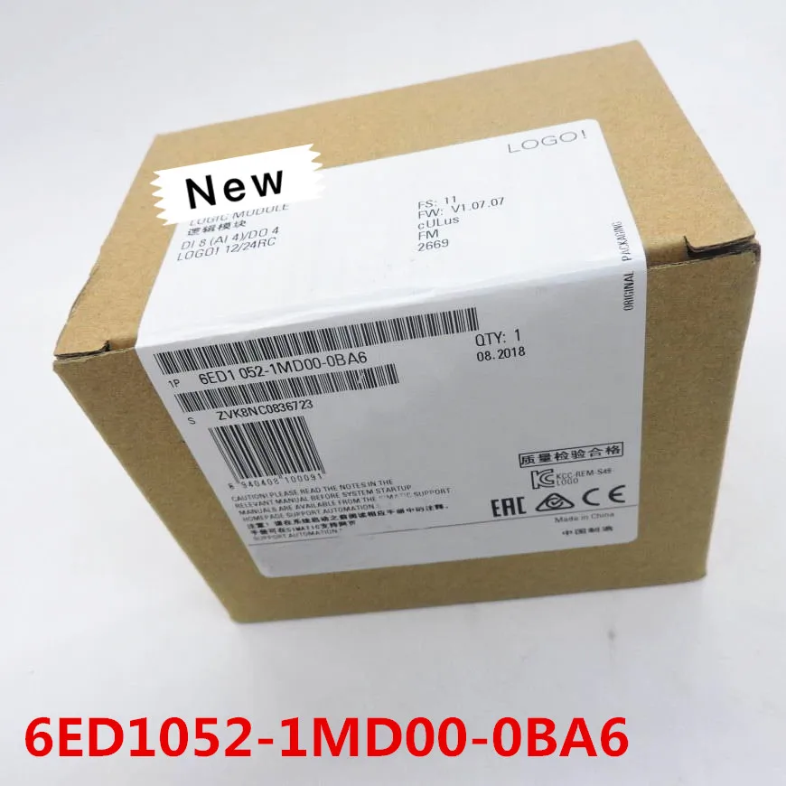 100% оригинальный новый 2 года гарантии 6ED1 052-1MD00-0BA6 6ED1052-1MD00-0BA6 | Электроника