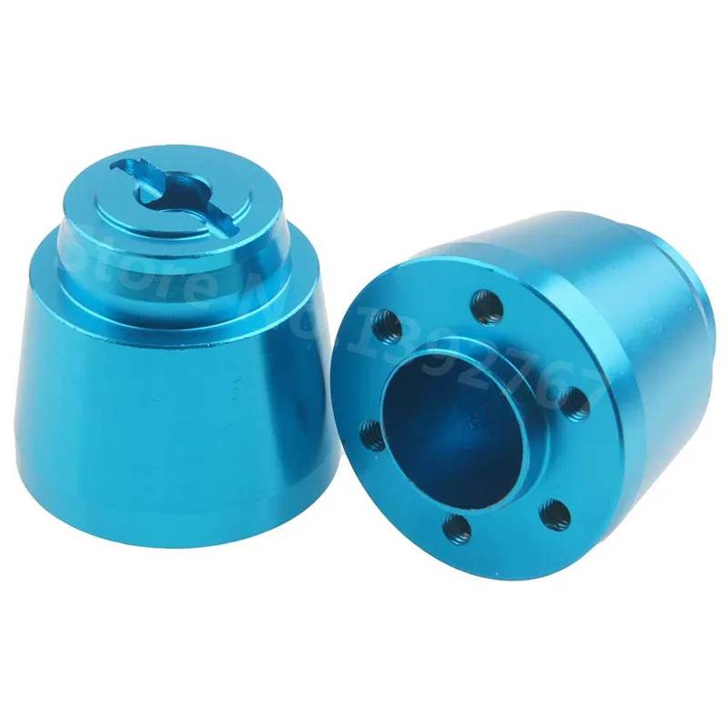 2Pcs RC Car Aluminum Wheel Hex Hub Adapter Wide For 1/10 Scale Models