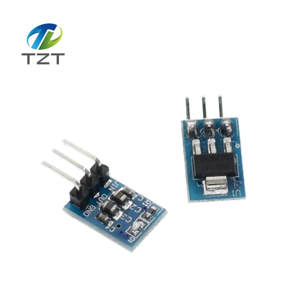 

5pcs 5V To 3.3V DC-DC Step Down Power Supply Buck Module AMS1117 800MA Automatic Adjustable Boost Board