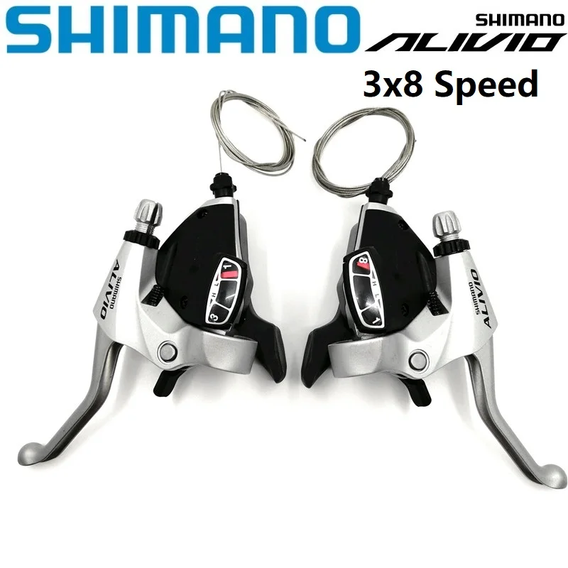 

SHIMANO ALIVIO ST M410 Conjoined DIP Brake Lever & Shift Lever 8/24 Speed MTB Mountain Bike Trekking Bicycle Shifter Part