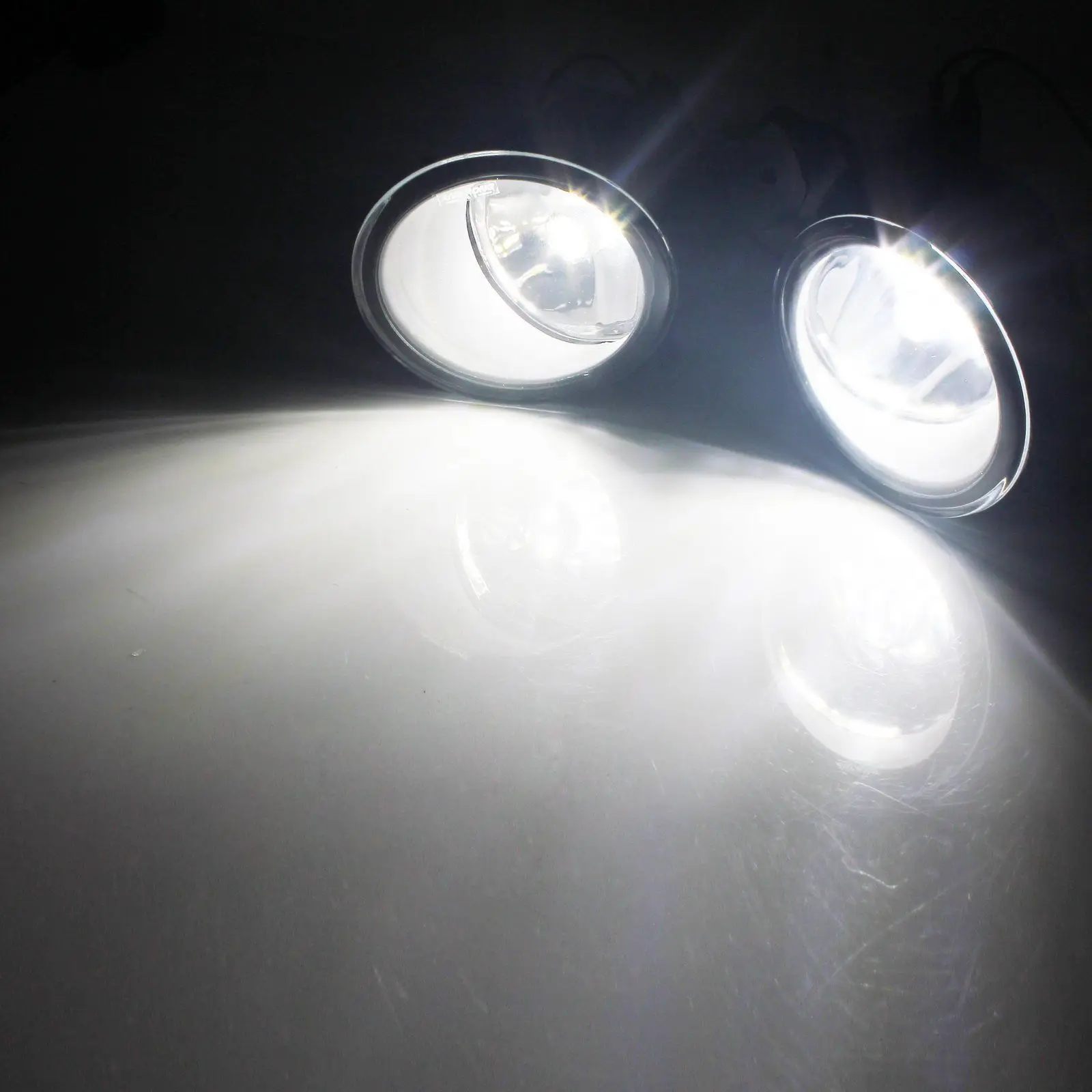  ANGRONG 2x For Renault Clio Espace Laguna Master Updated 30W LED Front Bumper Fog Light Lamp - 32911688729