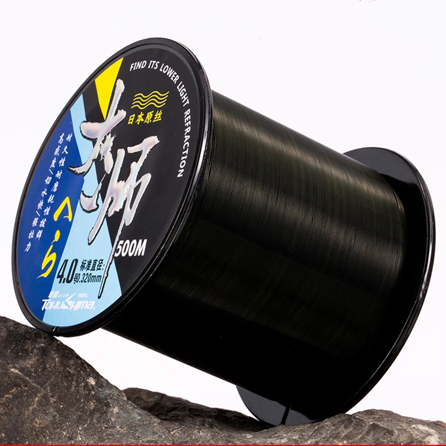 

Hot sale 500m Super Strong Fishing lines Japan Monofilament Nylon Line Fishing Line Suitable for All season fishing
