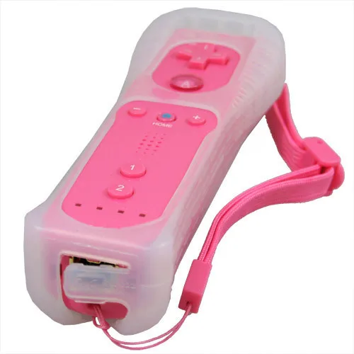 Pink Motion Sensor Bluetooth Wireless Remote Controller for Nintendo Wii Console Gamein Remotes