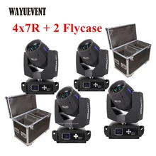 4 шт. с F светильник чехол Шарпи луч 230 луч 7R движущаяся голова светильник 16 граней Призма сценический светильник ing DJ клуб луч эффект промывки