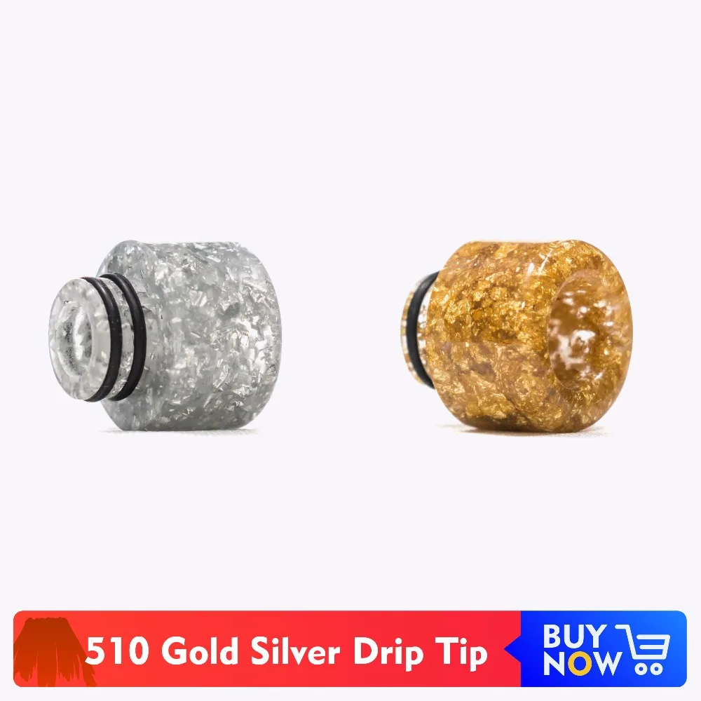 Полимерный мундштук Quartz Banger 510 для RDA RTA Kayfun Форсунка Doggy Tank Аксессуары вейпа 1