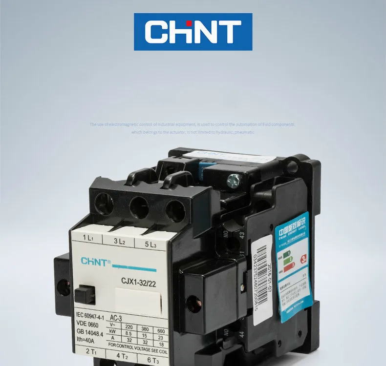 CHINT Communication CJX1-32/22 3TB44 AC Contactors Power Electric 380v 220v 110v 36v 24v Motor Coil