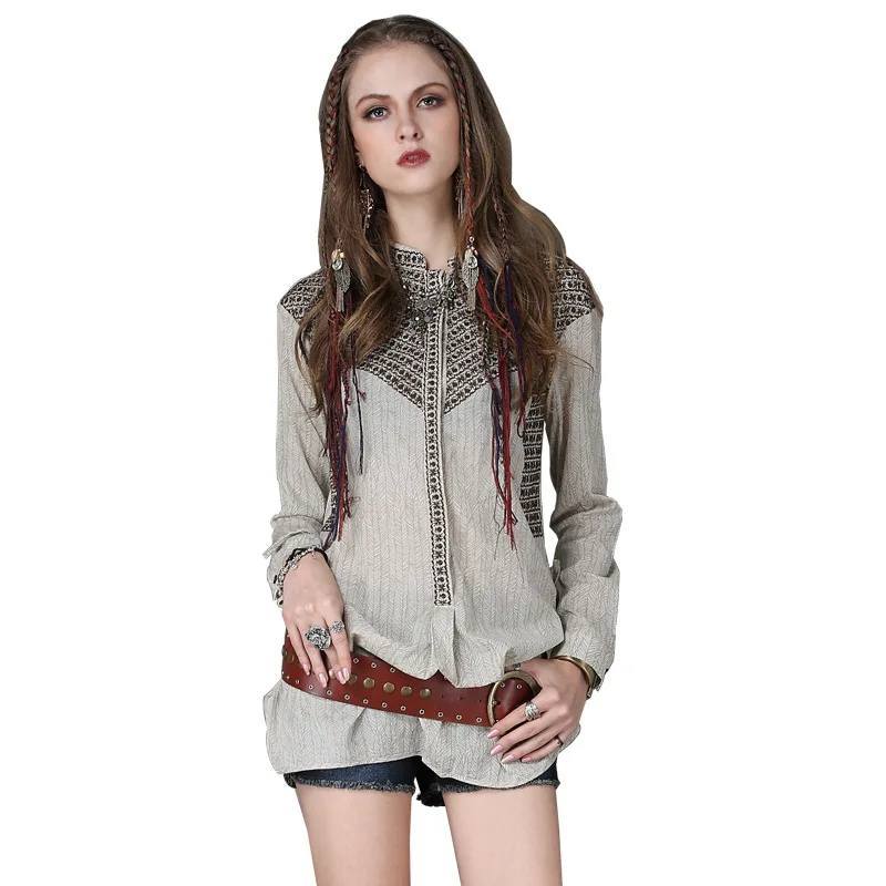 

Women Fashion V Neck Long Sleeve Sexy Beach Blouse Shirts Casual Letters Printed Tops Slim Fit Shirts Plus Size
