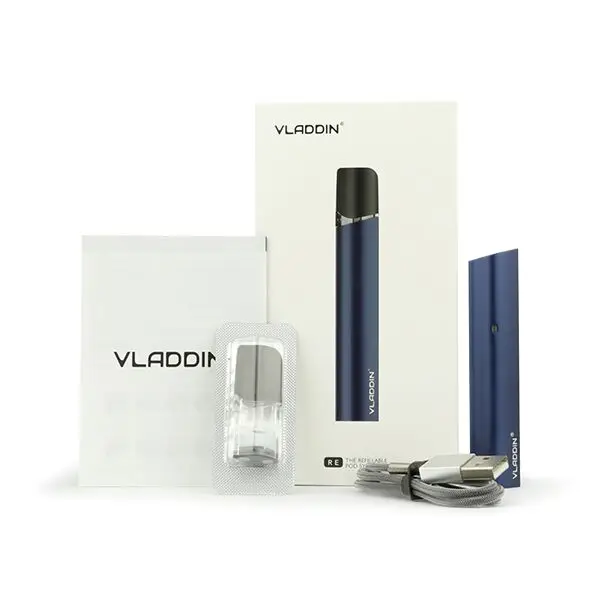 20 шт./лот электронные сигареты Vladdin система Комплект Vape 1,5 мл Pod система 12 Вт 350 мАч картридж с испарителем VS JUSTFOG MINIFIT C601