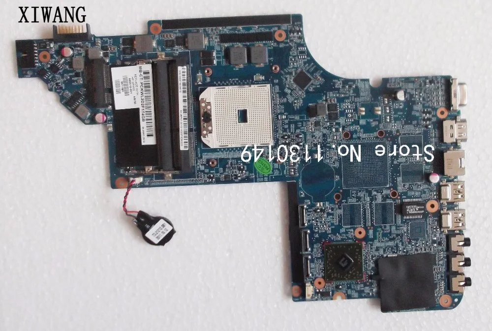 

666518-001 645384-001 Free shipping for HP pavilion DV7 DV7-6000 laptop motherboard with A70M chipset