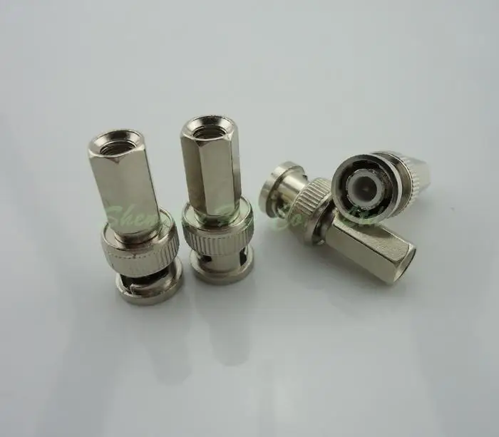 

Gakaki Promotion !10pcs Surveillance BNC Connector Male plug adapter for Twist-on Coaxial RG59 Cable for LED CCTV IP Camera