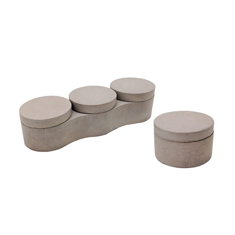 “ Moldes de Silicone Concretos Pote Novo Design Titular